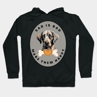 sad is bad Hoodie